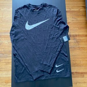 *New* black Nike long sleeve shirt - Mens